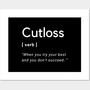 Cut Loss Definition Posters and Art